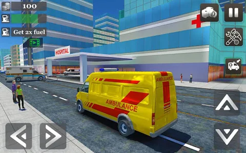 Ambulance Games Driving 3D screenshot 13