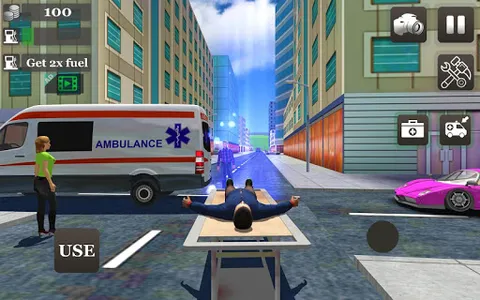 Ambulance Games Driving 3D screenshot 4