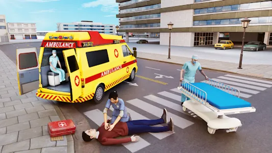 Ambulance Games Driving 3D screenshot 6