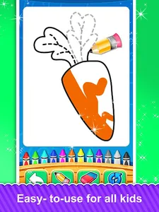 Fruits and Vegetable Coloring screenshot 14