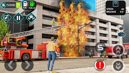 Fire Truck Games & Rescue Game screenshot 4