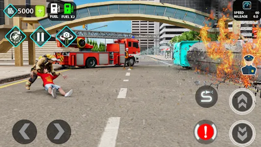 Fire Truck Games & Rescue Game screenshot 5