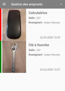 Gestion des emprunts screenshot 0