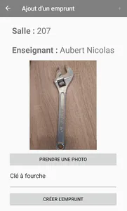 Gestion des emprunts screenshot 1