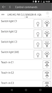 Glamox Sensor-app screenshot 2