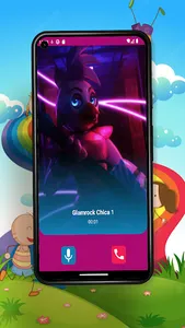 Fake Call From Glamrock Chica screenshot 8
