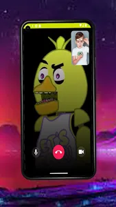 Glamrock Chica Fake Video Call screenshot 14
