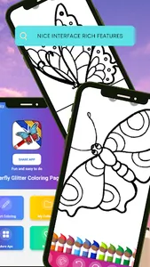 Butterfly Coloring Pages screenshot 3