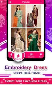 Embroidery Dress Design screenshot 1
