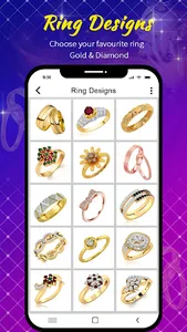 Ring Design - Gold & Diamond R screenshot 0