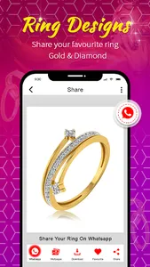 Ring Design - Gold & Diamond R screenshot 3