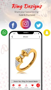 Ring Design - Gold & Diamond R screenshot 5