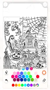 Spooky Halloween Coloring Book screenshot 0