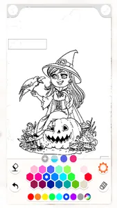 Spooky Halloween Coloring Book screenshot 2
