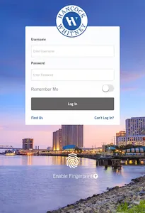 Hancock Whitney BIZ Tablet screenshot 0