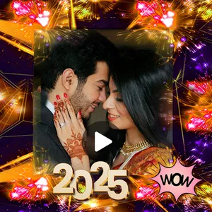 New Year Video Maker 2024 screenshot 0