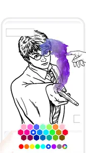 Harry Coloring Book  Edition screenshot 0