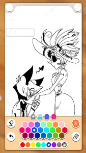 Hazbin Hotel Coloring Book Fun screenshot 0