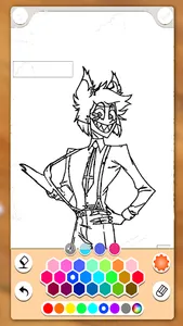 Hazbin Hotel Coloring Book Fun screenshot 6