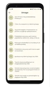 Hisnul Muslim Tagalog screenshot 1