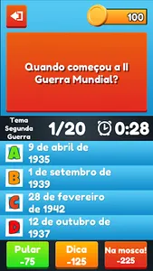 História Quiz screenshot 1