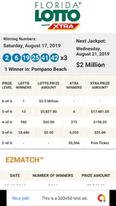 FL Lottery Results screenshot 1