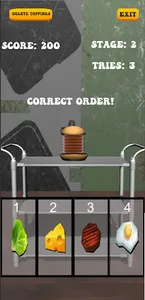 Make Hamburger : Memory Game screenshot 1