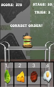 Make Hamburger : Memory Game screenshot 3