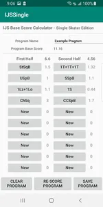 IJS Base Score Calculator - Si screenshot 1