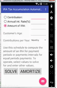 IRA Tax Accumulation Automated screenshot 0
