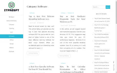 ITPROSPT Technology Blog screenshot 13