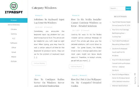 ITPROSPT Technology Blog screenshot 14