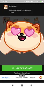 Funny Animated Sticker WAStick screenshot 2
