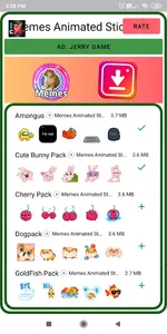 Funny Animated Sticker WAStick screenshot 3