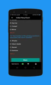 Indian Navy Exam screenshot 13