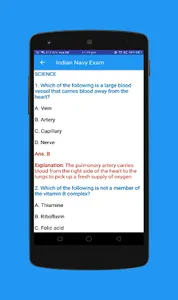 Indian Navy Exam screenshot 3