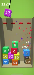Tower Cube: 2048 merge 3D puzz screenshot 13