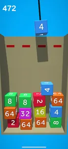 Tower Cube: 2048 merge 3D puzz screenshot 14
