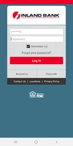 Inland Bank Mobile screenshot 0