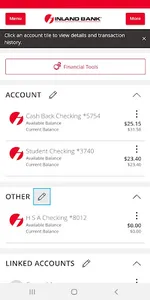 Inland Bank Mobile screenshot 1