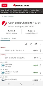 Inland Bank Mobile screenshot 2