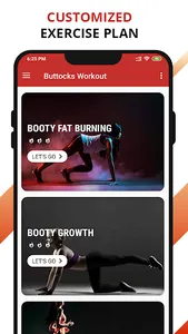 Buttocks workout, Hips workout screenshot 1