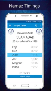 Muslim Prayer time alarm Qibla screenshot 1