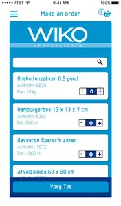 Wiko Verpakkingen screenshot 2