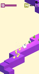 Chicken Run -3D ZigZag Game screenshot 1