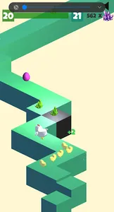 Chicken Run -3D ZigZag Game screenshot 2