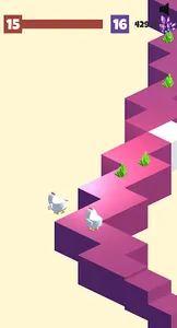 Chicken Run -3D ZigZag Game screenshot 5