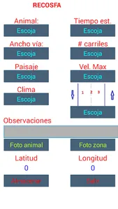 Recosfa - Seguimiento de fauna screenshot 1