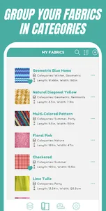 My Fabric Organizer screenshot 1