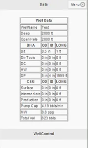 WellControl screenshot 3